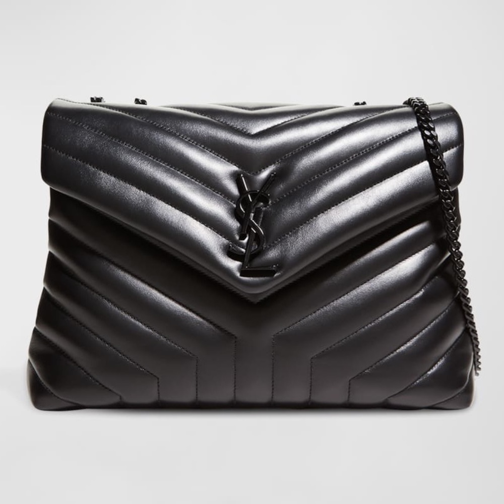Saint Laurent Loulou Medium YSL Chain Shoulder Bag